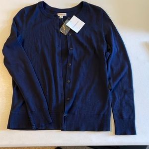 Croft & barrow cardigan deep blue!